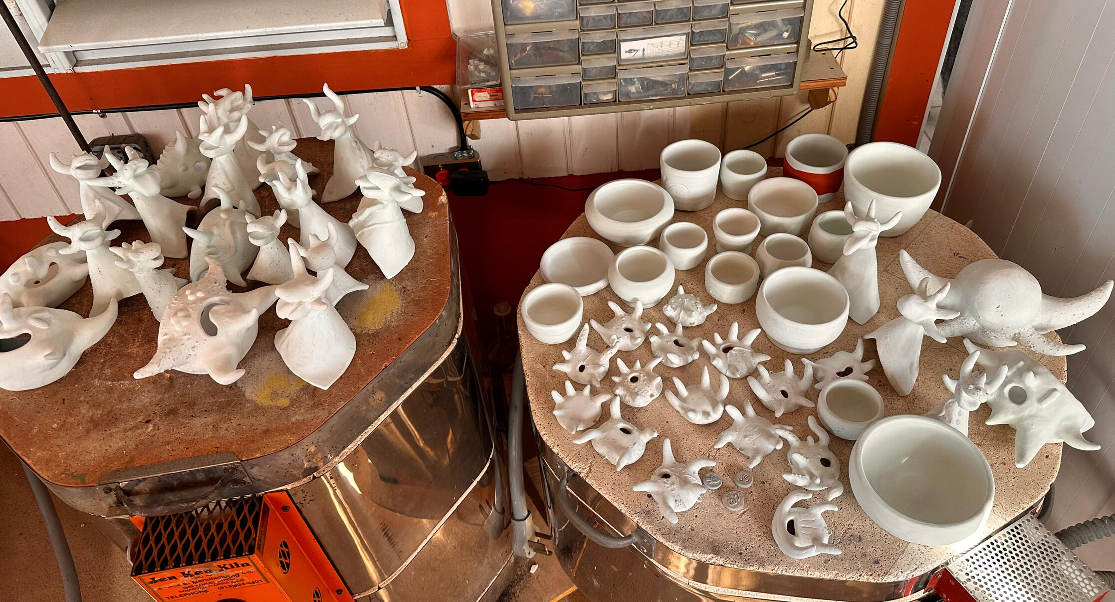 Pottery (before firing)