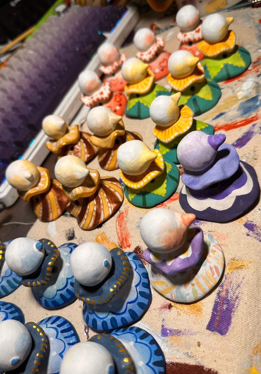 Hand painted Ceramics for Mystery boxes (WIP)